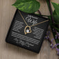 To My Beautiful Wife | Forever Love Necklace WB