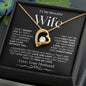 To My Beautiful Wife | Forever Love Necklace WBv2