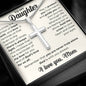 To My Daughter | Cross Necklace