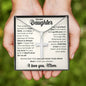 To My Daughter | Cross Necklace