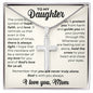 To My Daughter | Cross Necklace