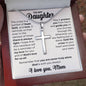 To My Daughter | Cross Necklace