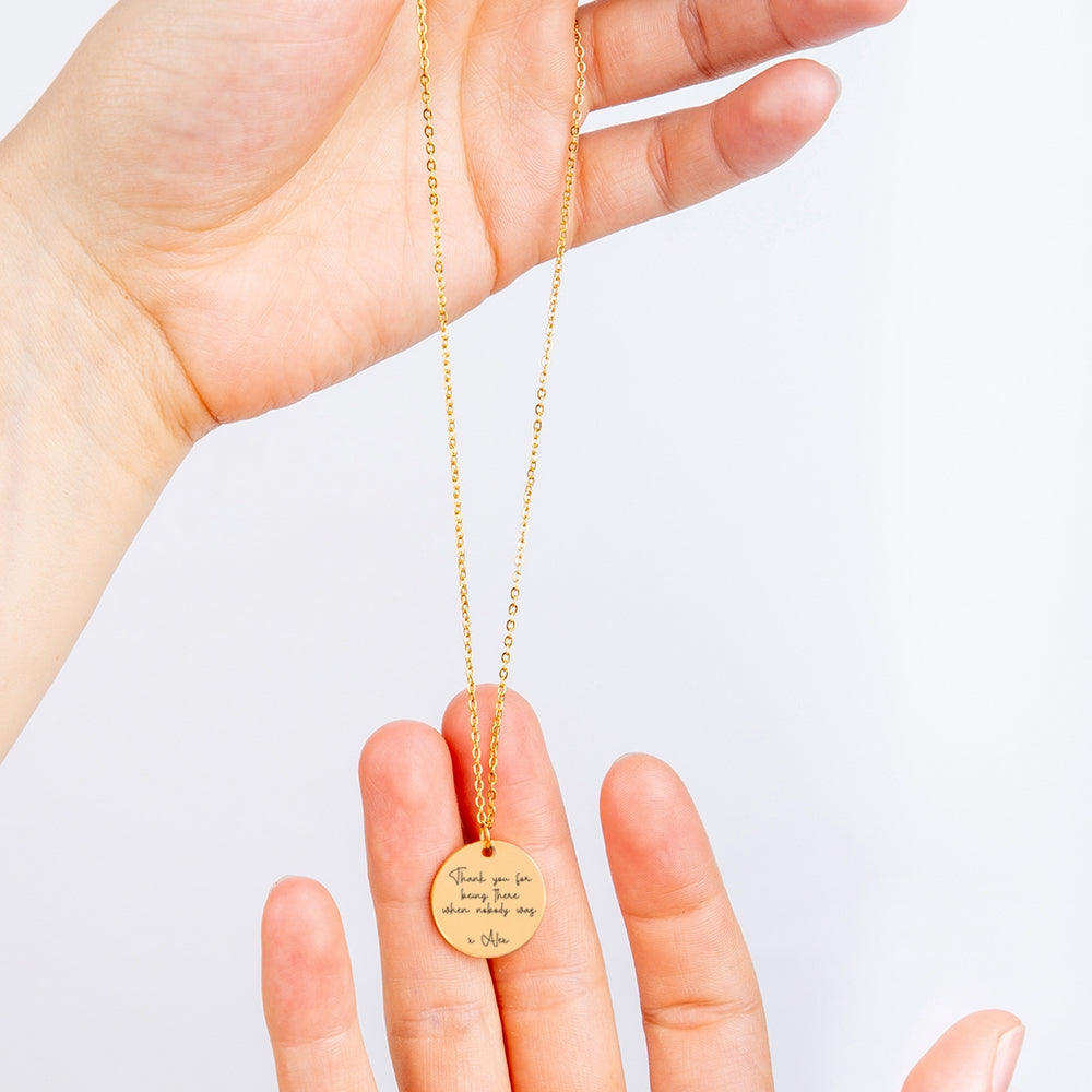 Custom Message Necklace | Son to Mom | Mothers Day