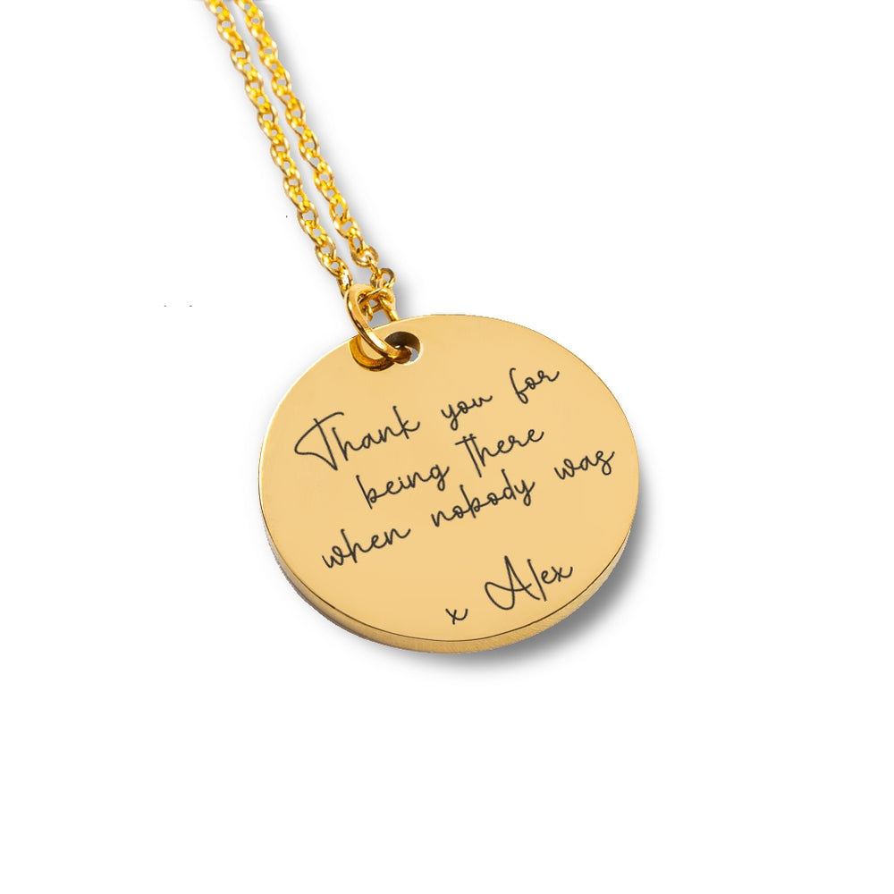 Custom Message Necklace | Son to Mom | Mothers Day