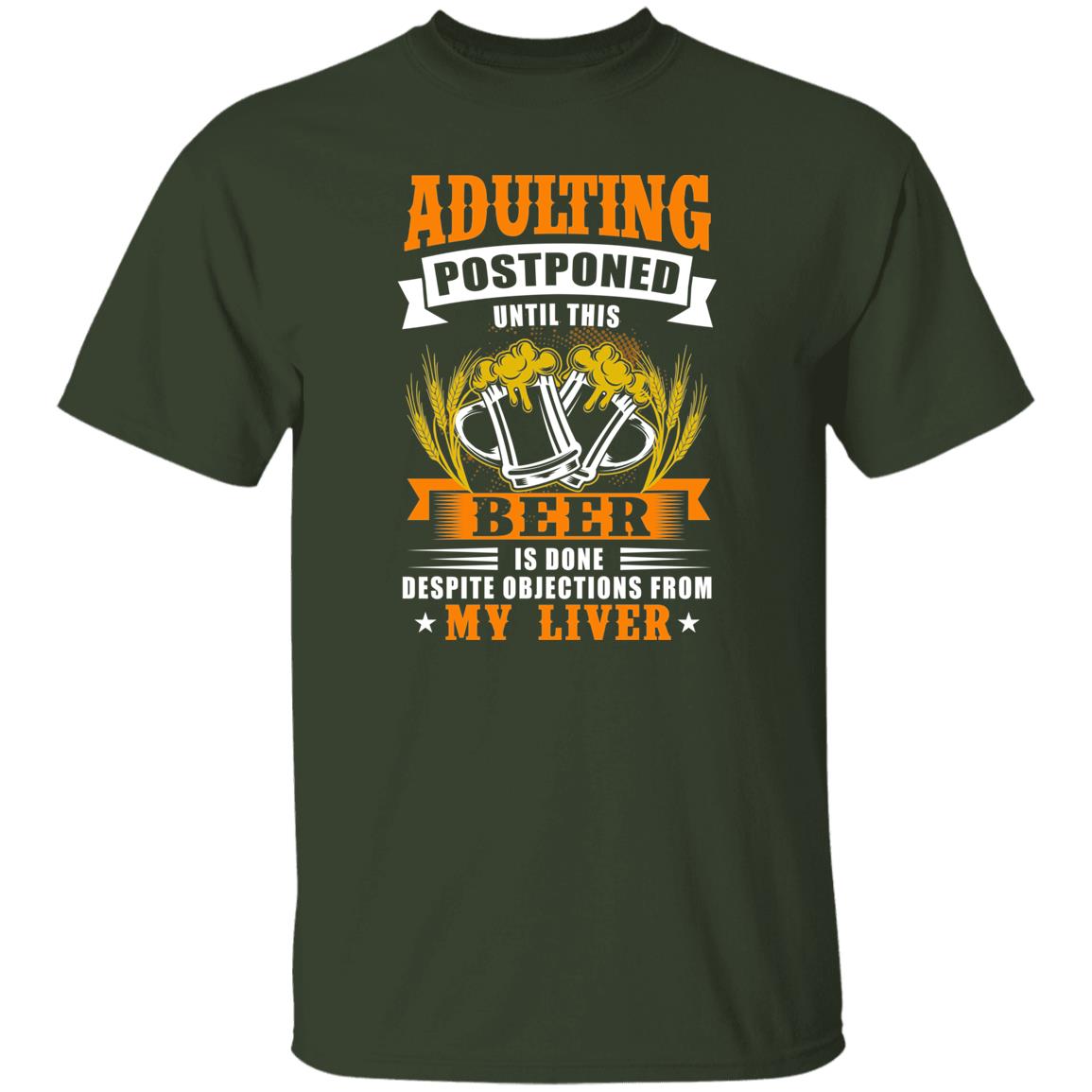 Beer T-Shirt - USA - Adulting