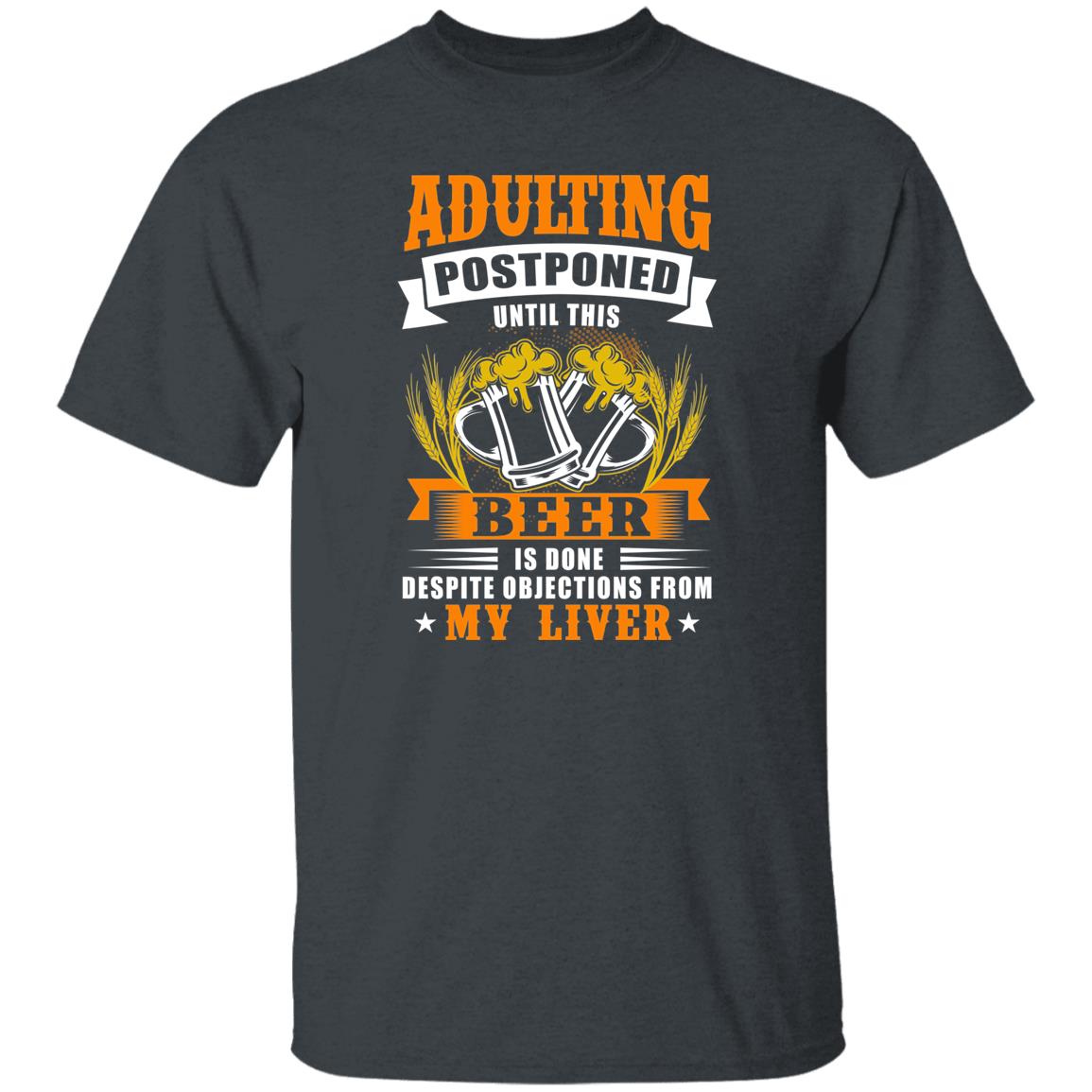 Beer T-Shirt - USA - Adulting