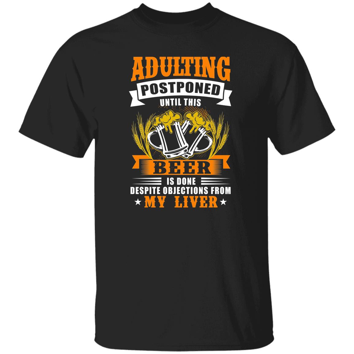 Beer T-Shirt - USA - Adulting