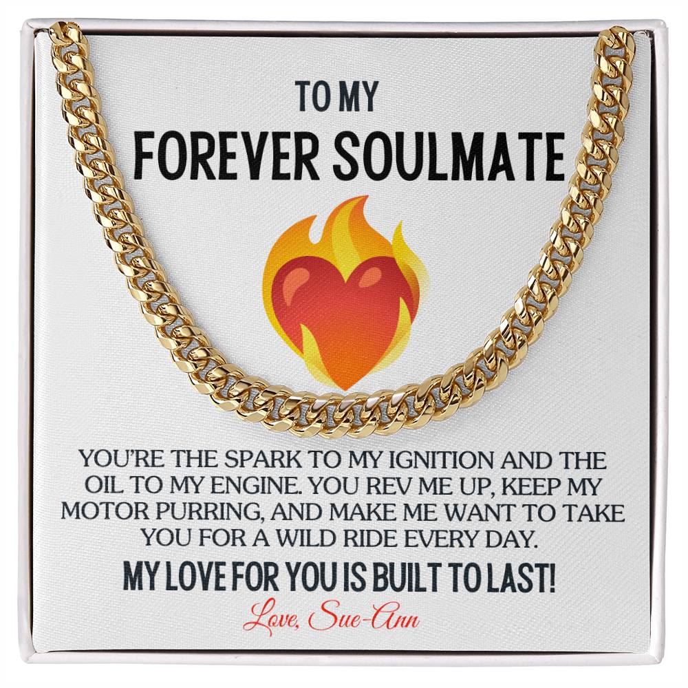 To My Forever Soulmate | Cuban Link Chain