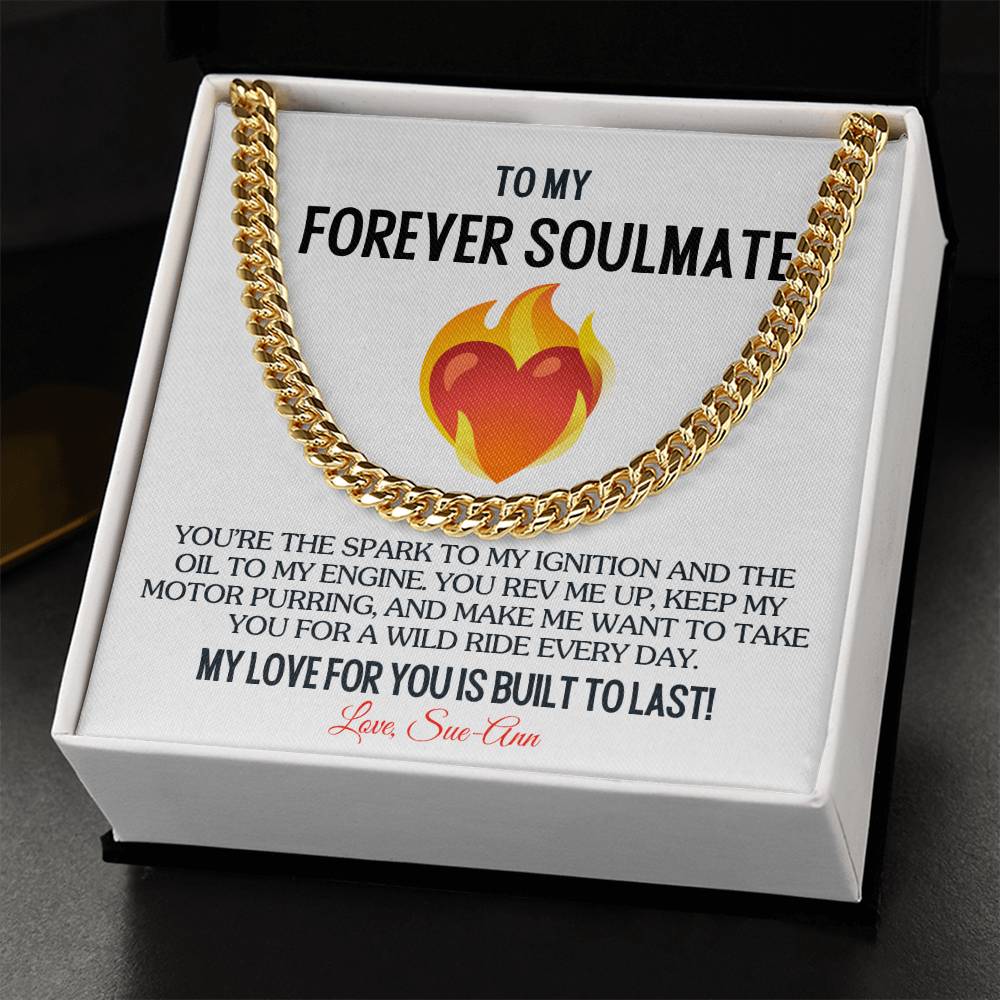 To My Forever Soulmate | Cuban Link Chain