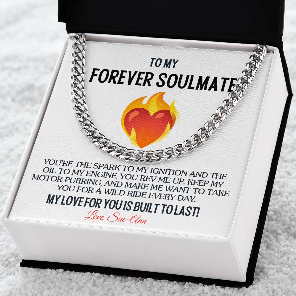 To My Forever Soulmate | Cuban Link Chain