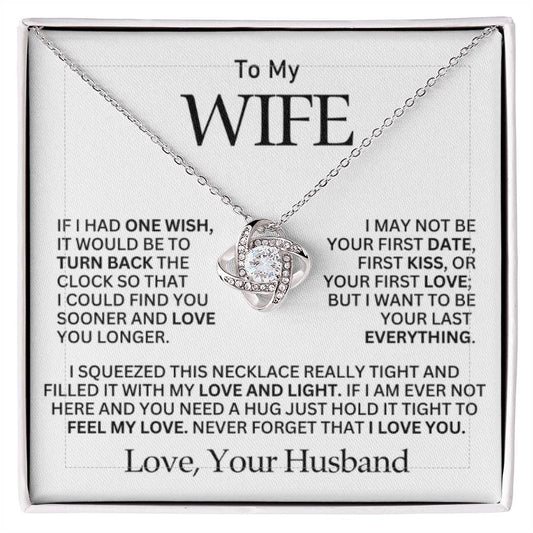 To My Wife | Last Everything | Love Knot Necklace