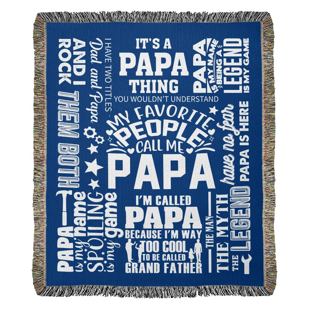 Grandfather | Woven Blanket