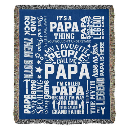 Grandfather | Woven Blanket