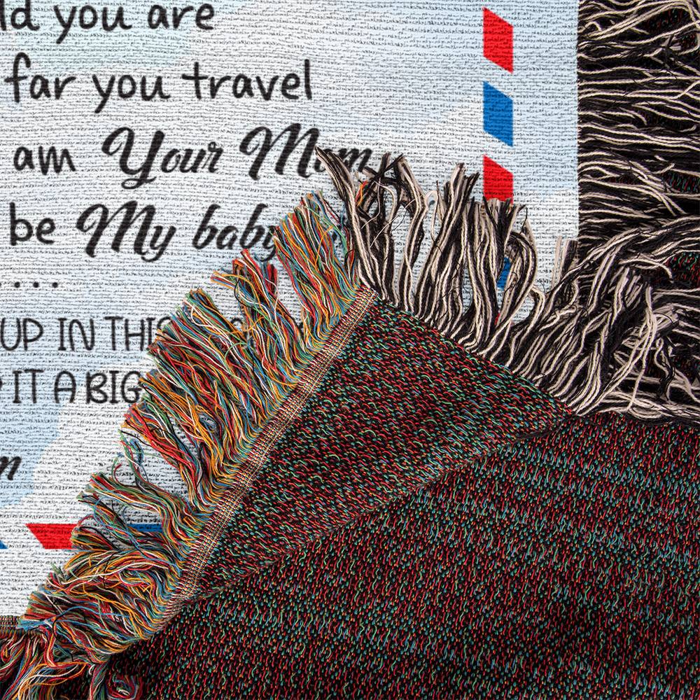 Mother to Daughter | Woven Blanket | Letter Style