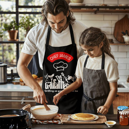 Apron | Grillfather | For Dad Grandpa Husband Boyfriend